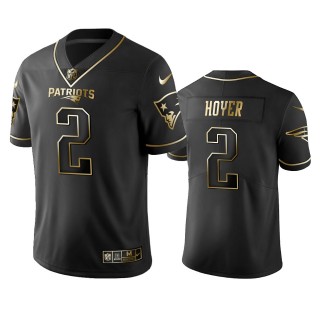Brian Hoyer Patriots Black Golden Edition Vapor Limited Jersey
