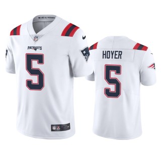 Brian Hoyer New England Patriots White Vapor Limited Jersey