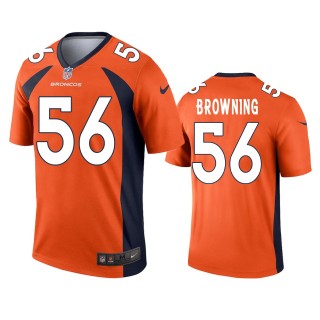 Denver Broncos Baron Browning Orange Legend Jersey