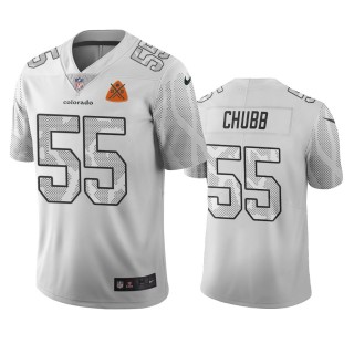 Denver Broncos Bradley Chubb White Vapor Limited City Edition Jersey