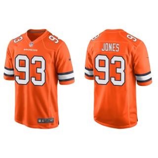 Men's Broncos D.J. Jones Orange Alternate Game Jersey
