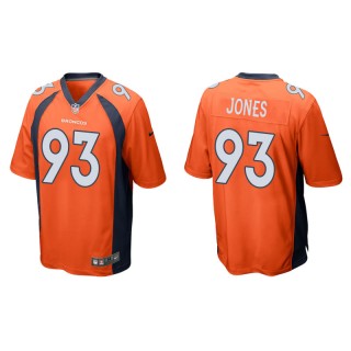 Men's Broncos D.J. Jones Orange Game Jersey