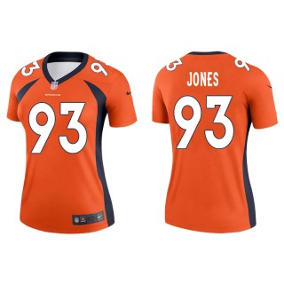 Women's Broncos D.J. Jones Orange Legend Jersey