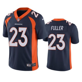 Denver Broncos Kyle Fuller Navy Vapor Limited Jersey