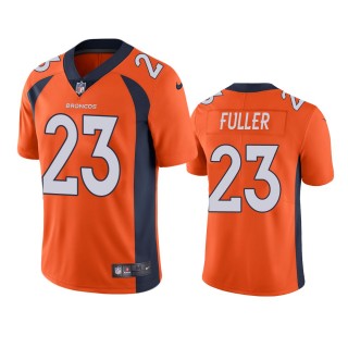 Denver Broncos Kyle Fuller Orange Vapor Limited Jersey