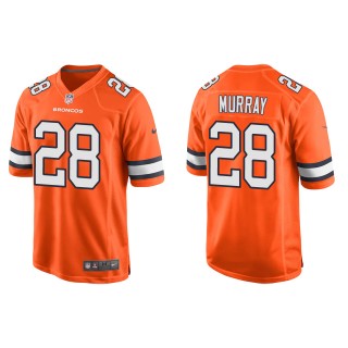 Men's Denver Broncos Latavius Murray Orange Alternate Game Jersey
