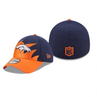 Denver Broncos Navy Orange Surge 39THIRTY Flex Hat