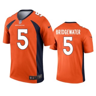 Denver Broncos Teddy Bridgewater Orange Legend Jersey