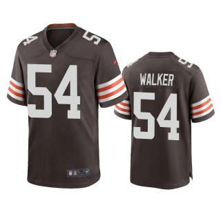 Cleveland Browns Anthony Walker Brown Game Jersey