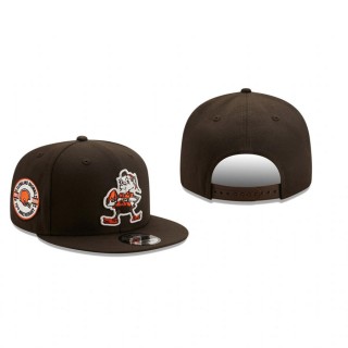 Cleveland Browns Brown 75th Anniversary 9FIFTY Snapback Hat
