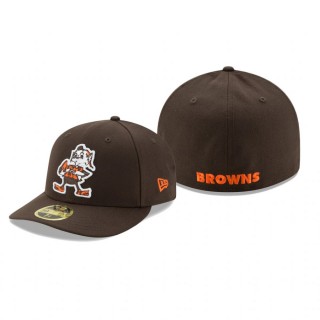 Cleveland Browns Brown Brownie Omaha Throwback Low Profile 59FIFTY Hat
