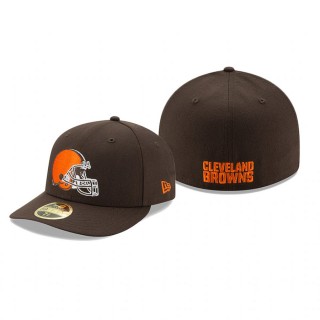 Cleveland Browns Brown Omaha Low Profile 59FIFTY Structured Hat