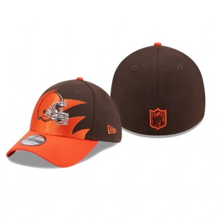 Cleveland Browns Brown Orange Surge 39THIRTY Flex Hat