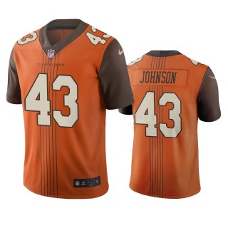 Cleveland Browns John Johnson Brown City Edition Vapor Limited Jersey