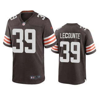 Cleveland Browns Richard LeCounte Brown Game Jersey