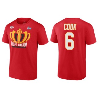 Bryan Cook Kansas City Chiefs Red Super Bowl LVII Champions Last Standing T-Shirt