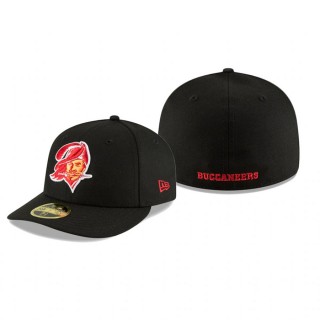Tampa Bay Buccaneers Black Omaha Throwback Low Profile 59FIFTY Hat
