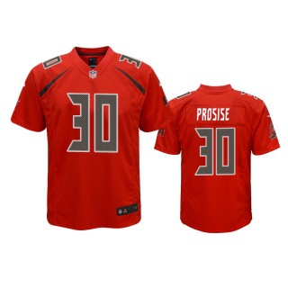 Tampa Bay Buccaneers C.J. Prosise Red Color Rush Game Jersey