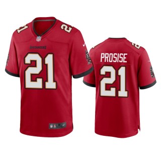 Tampa Bay Buccaneers C.J. Prosise Red Game Jersey