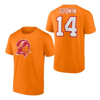 Tampa Bay Buccaneers Chris Godwin Orange Throwback Player Icon T-Shirt