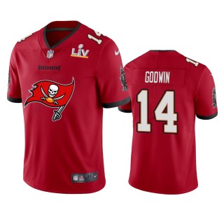 Tampa Bay Buccaneers Chris Godwin Red Super Bowl LV Champions Primary Logo Jersey