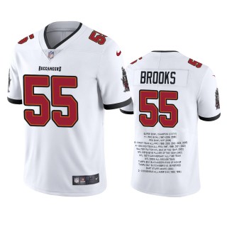 Tampa Bay Buccaneers Derrick Brooks White Career Highlight Limited Edition Jersey