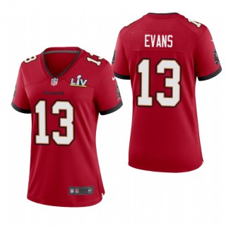 Women Mike Evans Super Bowl LV Jersey Buccaneers Red Game