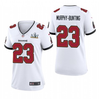 Women Sean Murphy-Bunting Super Bowl LV Jersey Buccaneers White Game