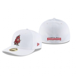 Tampa Bay Buccaneers White Omaha Alternate Logo Low Profile 59FIFTY Hat