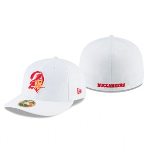 Tampa Bay Buccaneers White Omaha Throwback Logo Low Profile 59FIFTY Hat
