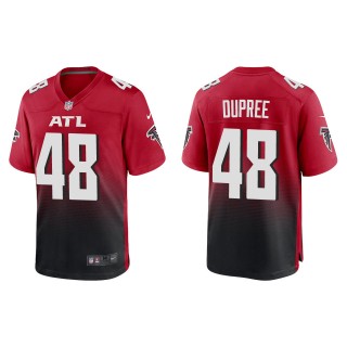 Falcons Bud Dupree Red Game Jersey