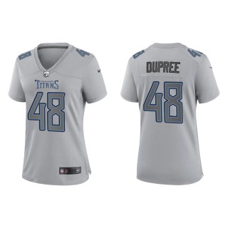 Bud Dupree Women's Tennessee Titans Gray Atmosphere Fashion Game Jersey