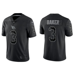 Budda Baker Arizona Cardinals Black Reflective Limited Jersey