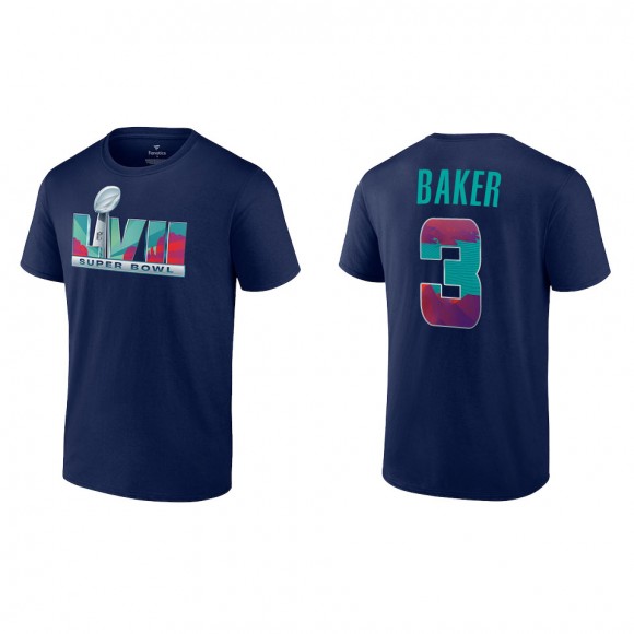 Budda Baker Super Bowl LVII Nike Navy T-Shirt