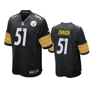Pittsburgh Steelers Buddy Johnson Black Game Jersey