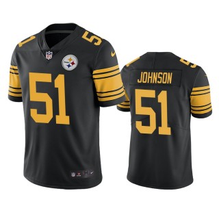 Color Rush Limited Pittsburgh Steelers Buddy Johnson Black Jersey