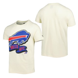 Men's Buffalo Bills Cream Sideline Chrome T-Shirt