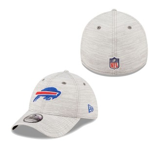 Men's Buffalo Bills Gray 2022 NFL Training Camp Official Coach 39THIRTY Flex Hat