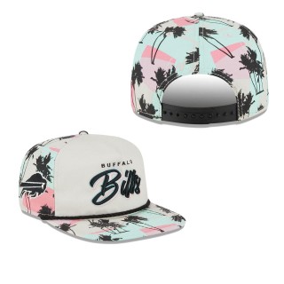 Buffalo Bills Khaki Retro Beachin 9FIFTY Snapback Hat