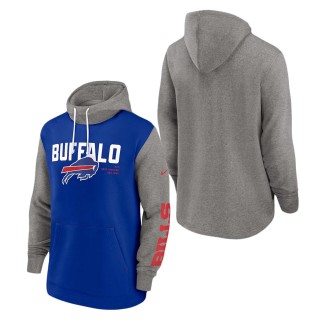 Buffalo Bills Nike Royal Fashion Color Block Pullover Hoodie