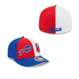 Buffalo Bills Red Royal 2023 Sideline Low Profile 59FIFTY Fitted Hat