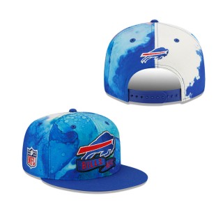 Men's Buffalo Bills Royal 2022 Sideline 9FIFTY Ink Dye Snapback Hat