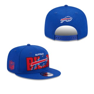Men's Buffalo Bills Royal 2023 NFL Draft 9FIFTY Snapback Adjustable Hat