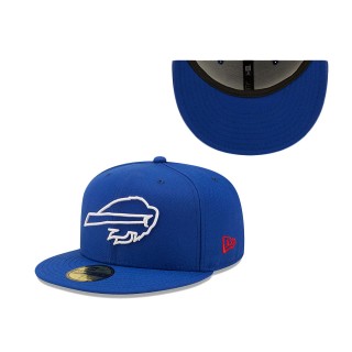 Men's Buffalo Bills New Era Royal Elemental 59FIFTY Fitted Hat