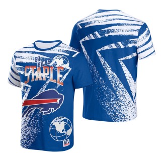 Men's Buffalo Bills NFL x Staple Royal All Over Print T-Shirt