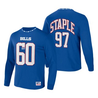 Men's Buffalo Bills NFL x Staple Royal Core Team Long Sleeve T-Shirt