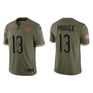 Byron Pringle Chicago Bears Olive 2022 Salute To Service Limited Jersey
