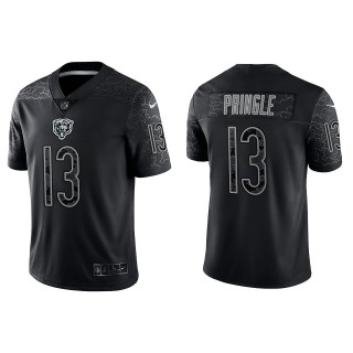 Byron Pringle Chicago Bears Black Reflective Limited Jersey