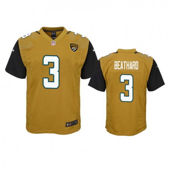 Jacksonville Jaguars C.J. Beathard Gold Color Rush Game Jersey