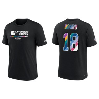 C.J. Board New York Giants Black 2022 NFL Crucial Catch Performance T-Shirt